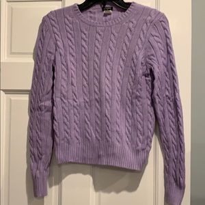 J crew cable sweater